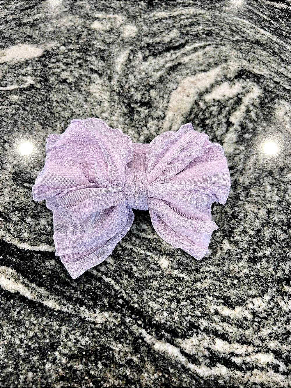 Caden Lane Lavender Bow Headband